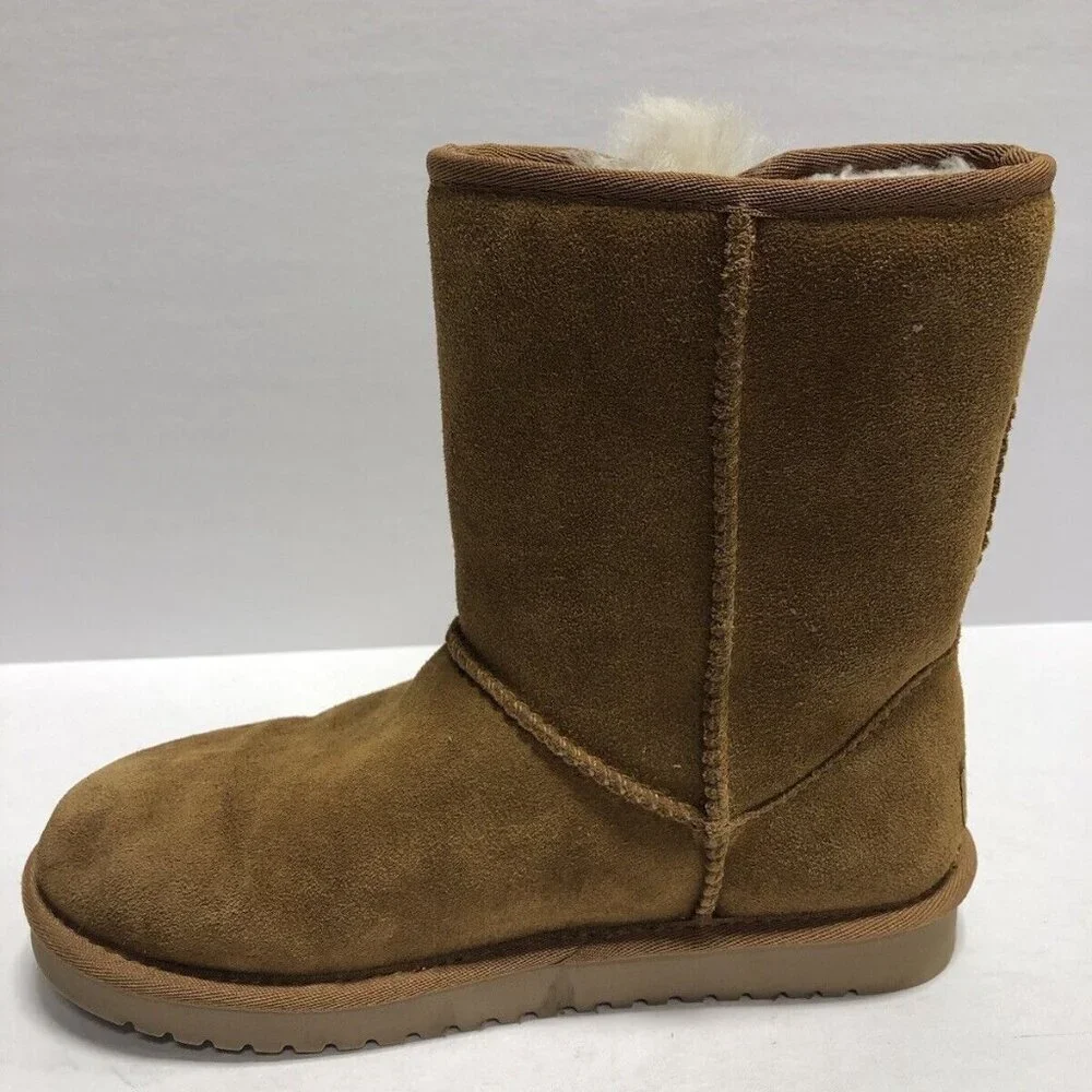 Koolaburra Women’s Victoria Short, Chestnut Winter Boots, Size 7M